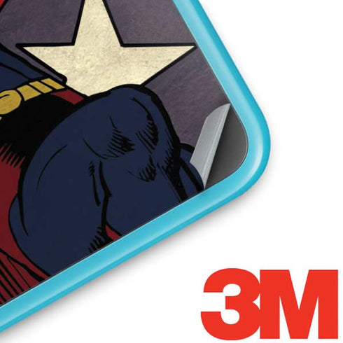 DC Comics Superman Vintage Pose American Flag Nintendo 2DS XL (2017) Skin